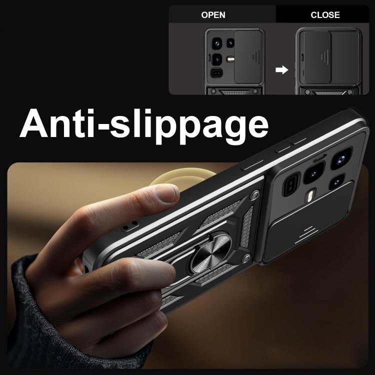 For Infinix Note 50 Pro 4G Sliding Camera Cover Design TPU+PC Phone Case(Gold) - free shipping - PMC TechLife - Order now!