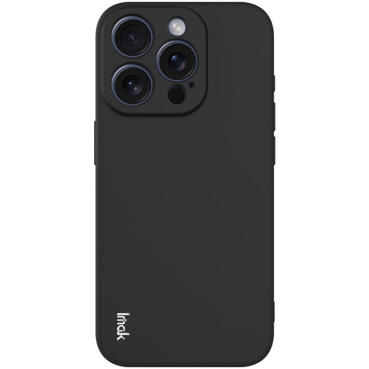 For iPhone 15 Pro Max imak UC-4 Series Straight Edge TPU Phone Case(Black) - iPhone 15 Pro Max Cases by imak | Online Shopping South Africa | PMC Jewellery | Buy Now Pay Later Mobicred