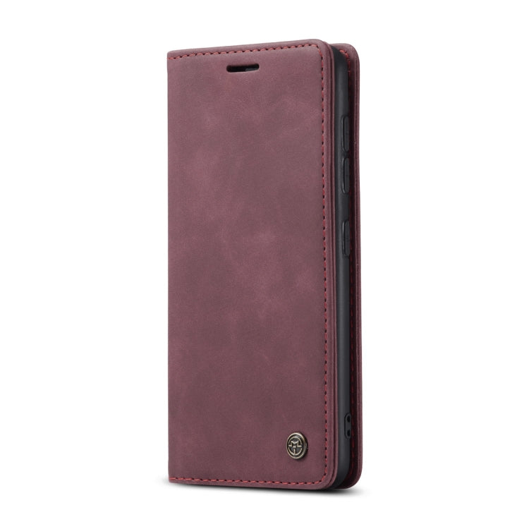 For Samsung Galaxy A31 CaseMe-013 Multifunctional Retro Frosted Horizontal Flip Leather Case with Card Slot & Holder & Wallet(Wine Red) - Galaxy Phone Cases by CaseMe | Online Shopping South Africa | PMC Jewellery | Buy Now Pay Later Mobicred