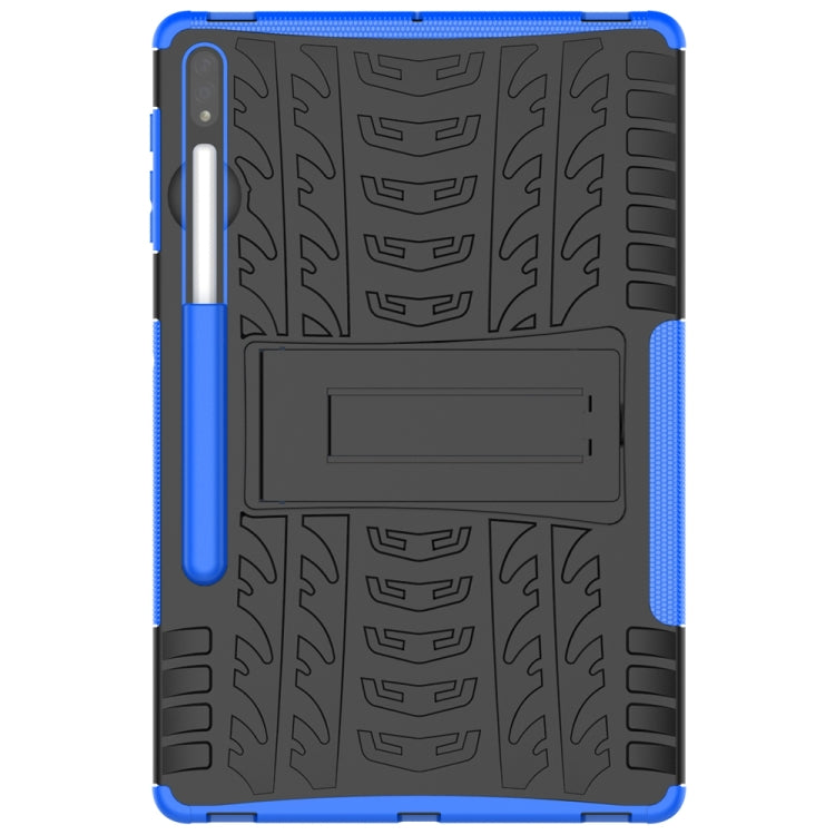 For Samsung Galaxy Tab S9+ Tire Texture TPU + PC Tablet Case(Blue) - Galaxy Tab S9+ Cases by PMC Jewellery | Online Shopping South Africa | PMC Jewellery | Buy Now Pay Later Mobicred