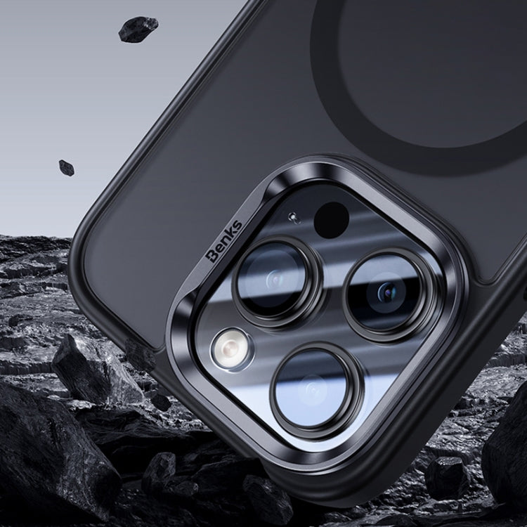 For iPhone 15 Plus Benks Skin Feel Series MagSafe Magnetic Shockproof Phone Case(Black) - iPhone 15 Plus Cases by Benks | Online Shopping South Africa | PMC Jewellery