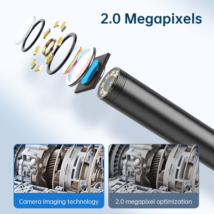 YP105 8mm Lenses 2MP HD Industry Endoscope Support Mobile Phone Direct Connection, Length:1m -  by PMC TechLife | Online Shopping South Africa | PMC TechLife | Buy Now Pay Later Mobicred