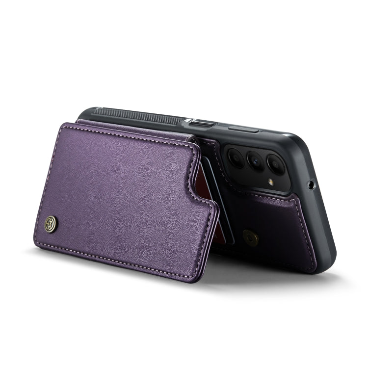 For Samsung Galaxy A13 5G CaseMe C22 Card Slots Holder RFID Anti-theft Phone Case(Purple) - Galaxy Phone Cases by CaseMe | Online Shopping South Africa | PMC Jewellery | Buy Now Pay Later Mobicred