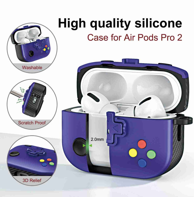 For AirPods Pro Game Console Shape Wireless Earphones Protective Case(White) - For AirPods Pro by PMC Jewellery | Online Shopping South Africa | PMC Jewellery | Buy Now Pay Later Mobicred