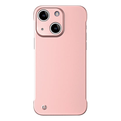 For iPhone 13 Frameless Metallic Paint Hybrid PC Phone Case(Rose Gold) - iPhone 13 Cases by PMC Jewellery | Online Shopping South Africa | PMC Jewellery | Buy Now Pay Later Mobicred