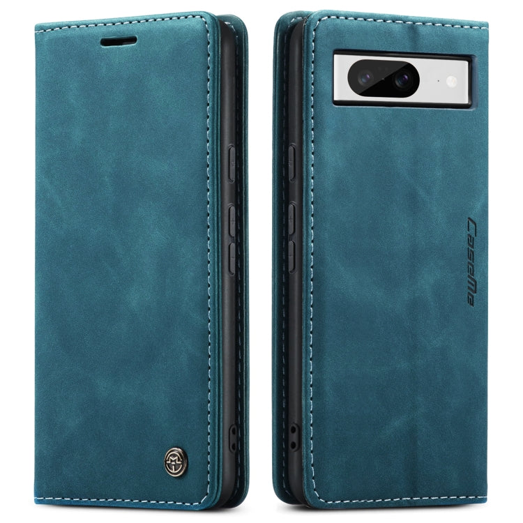 For Google Pixel 8 CaseMe 013 Multifunctional Horizontal Flip Leather Phone Case(Blue) - Google Cases by CaseMe | Online Shopping South Africa | PMC Jewellery | Buy Now Pay Later Mobicred