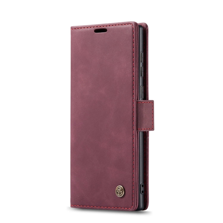 ForSamsung Galaxy S24 Ultra 5G CaseMe 013 Multifunctional Horizontal Flip Leather Phone Case(Wine Red) - Galaxy S24 Ultra 5G Cases by CaseMe | Online Shopping South Africa | PMC Jewellery