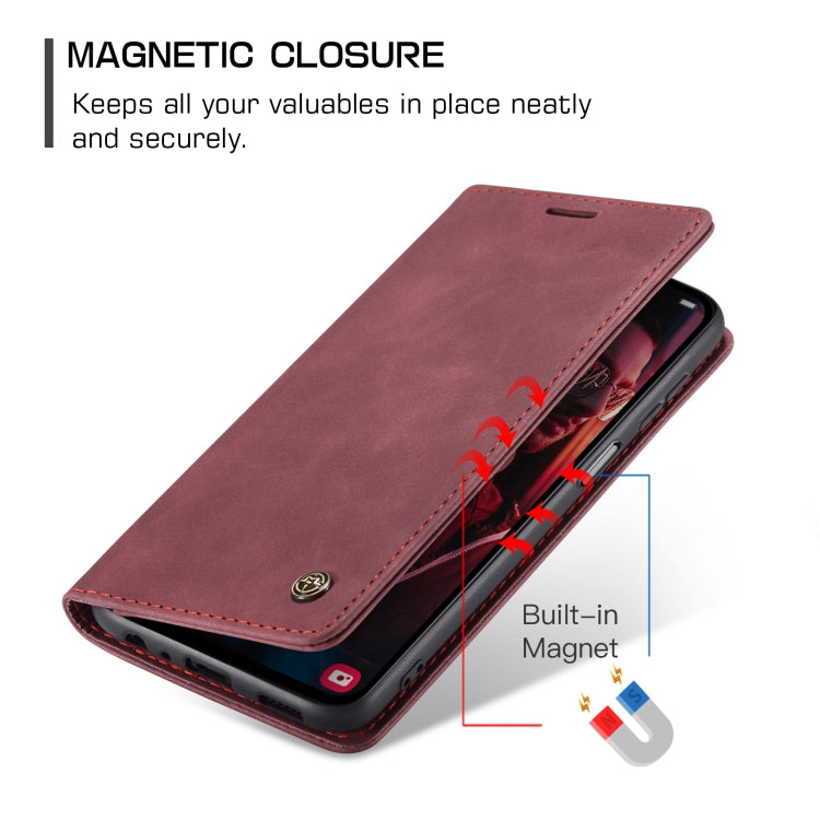 For Samsung Galaxy A15 5G CaseMe 013 Multifunctional Horizontal Flip Leather Phone Case(Wine Red) - Galaxy Phone Cases by CaseMe | Online Shopping South Africa | PMC Jewellery | Buy Now Pay Later Mobicred