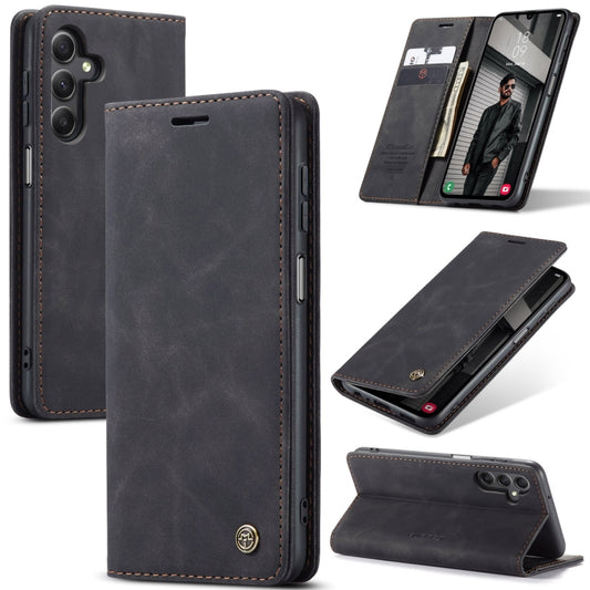 For Samsung Galaxy A15 5G CaseMe 013 Multifunctional Horizontal Flip Leather Phone Case(Black) - Galaxy Phone Cases by CaseMe | Online Shopping South Africa | PMC Jewellery | Buy Now Pay Later Mobicred