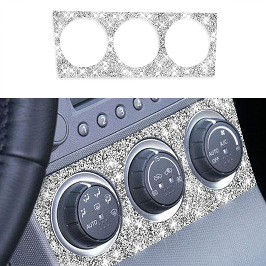 For Nissan 350Z 2003-2009 Car Air Conditioning Adjustment Diamond Decorative Sticker,Left and Right Drive Universal - Car Interior Mouldings by PMC Jewellery | Online Shopping South Africa | PMC Jewellery | Buy Now Pay Later Mobicred