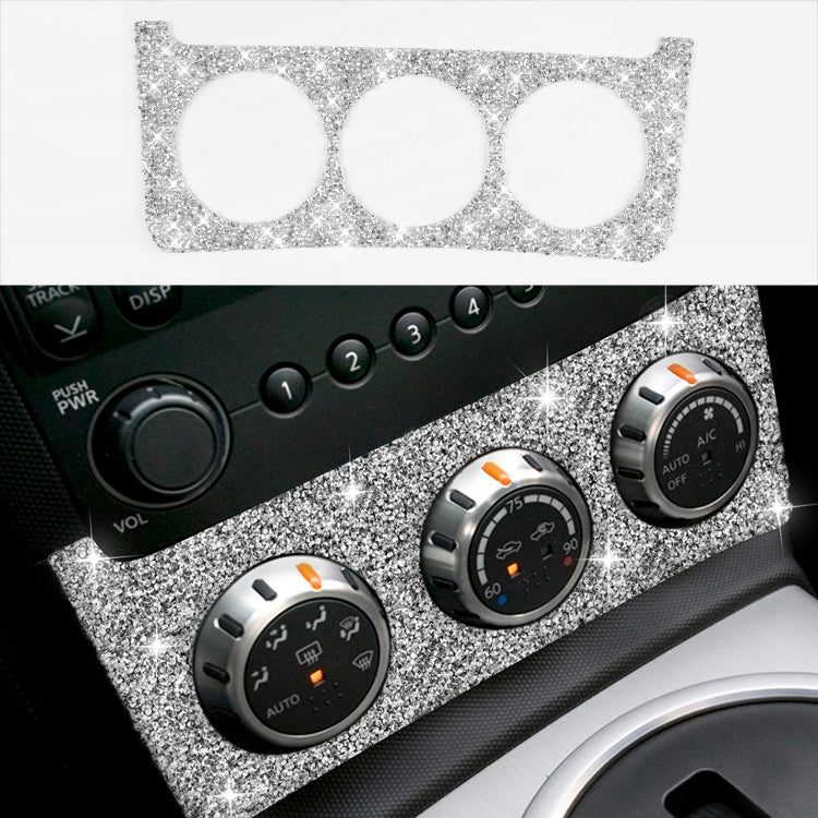 For Nissan 350Z 2006-2009 Car Instrument Knob Diamond Sticker,Left and Right Drive Universal - Car Interior Mouldings by PMC Jewellery | Online Shopping South Africa | PMC Jewellery | Buy Now Pay Later Mobicred