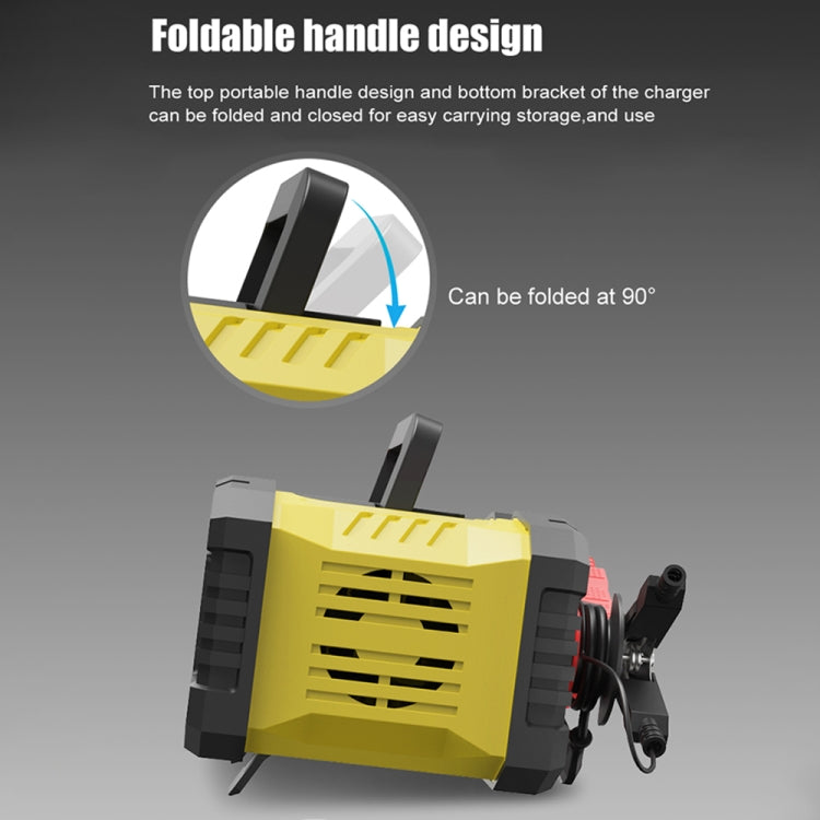 FOXSUR 12V / 24V 10A Portable Motorcycle Car Smart Battery Charger(US Plug) - Battery Charger by FOXSUR | Online Shopping South Africa | PMC Jewellery | Buy Now Pay Later Mobicred