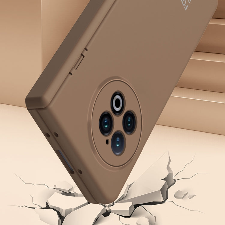 For vivo X Fold2 Extraordinary Series Hinged Folding Full Phone Case(Coffee) - vivo Cases by PMC TechLife | Online Shopping South Africa | PMC TechLife | Buy Now Pay Later Mobicred