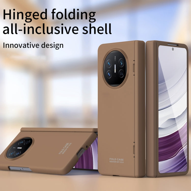 For Huawei Mate X5 Extraordinary Series Hinged Folding Full Coverage Phone Case with Pen Slot & Stylus(Black) - Huawei Cases by PMC TechLife | Online Shopping South Africa | PMC TechLife | Buy Now Pay Later Mobicred