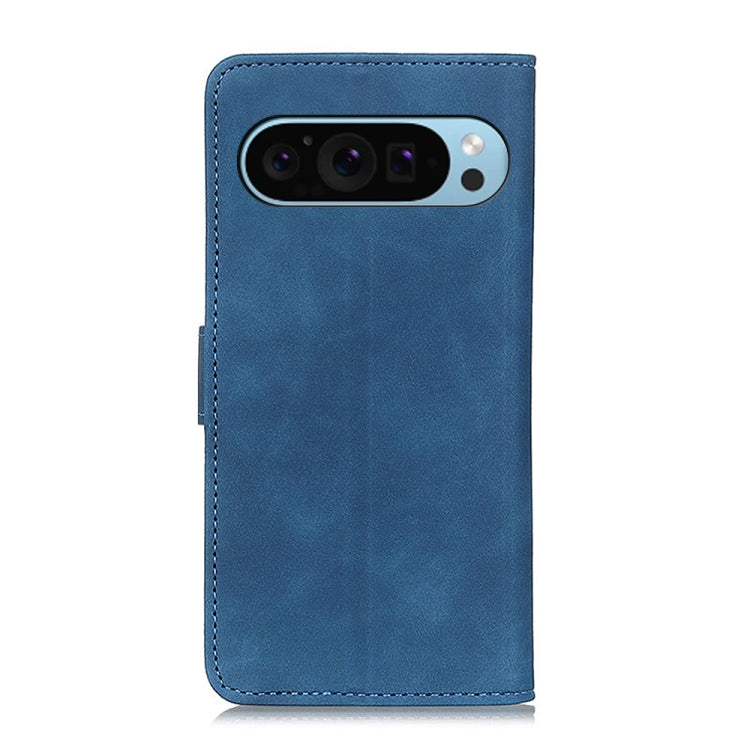 For Google Pixel 9 KHAZNEH Retro Texture Flip Leather Phone Case(Blue) - Google Cases by PMC Jewellery | Online Shopping South Africa | PMC Jewellery | Buy Now Pay Later Mobicred