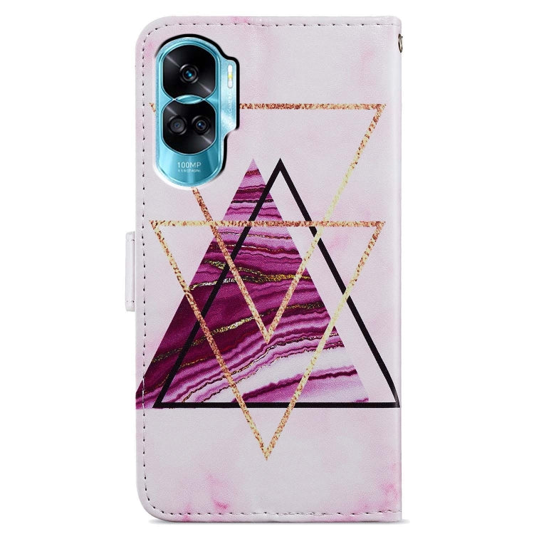 For Honor 90 Lite Painted Pattern Horizontal Flip Leather Phone Case(Marble) - Honor Cases by PMC Jewellery | Online Shopping South Africa | PMC Jewellery