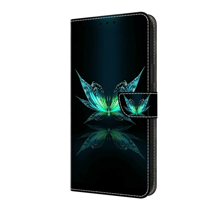 For Motorola Moto G04 Crystal 3D Shockproof Protective Leather Phone Case(Reflection Dutterfly) - Motorola Cases by PMC TechLife | Online Shopping South Africa | PMC TechLife | Buy Now Pay Later Mobicred