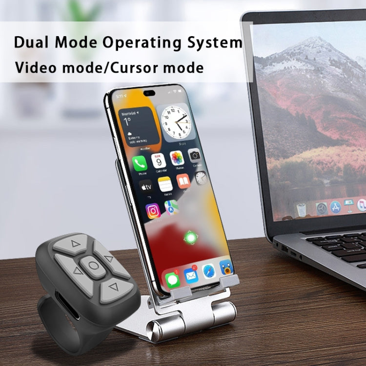 S18 Portable Smart Wireless Bluetooth Ring Remote Control(Black) - Phone Remote Control by PMC TechLife | Online Shopping South Africa | PMC TechLife | Buy Now Pay Later Mobicred