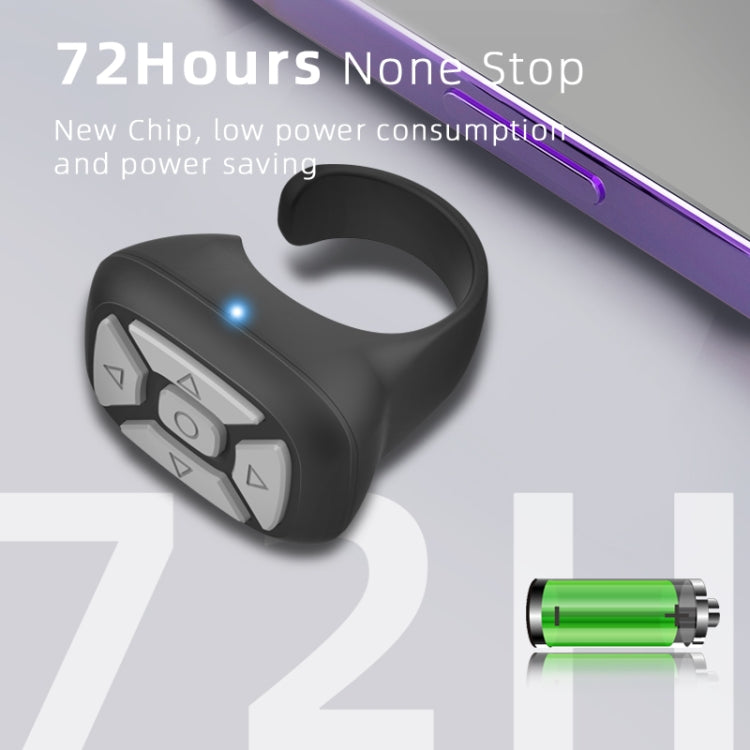 S18 Portable Smart Wireless Bluetooth Ring Remote Control(Black) - Phone Remote Control by PMC TechLife | Online Shopping South Africa | PMC TechLife | Buy Now Pay Later Mobicred