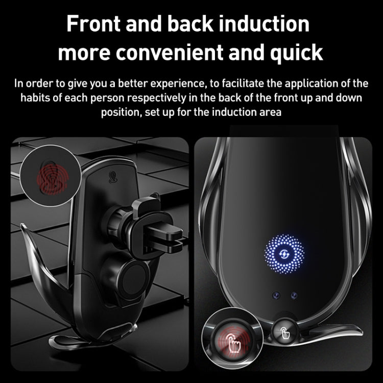 M3 Infrared lnduction Wireless Fast Charging Air Outlet Car Holder(Red) - free shipping - PMC TechLife - Order now!