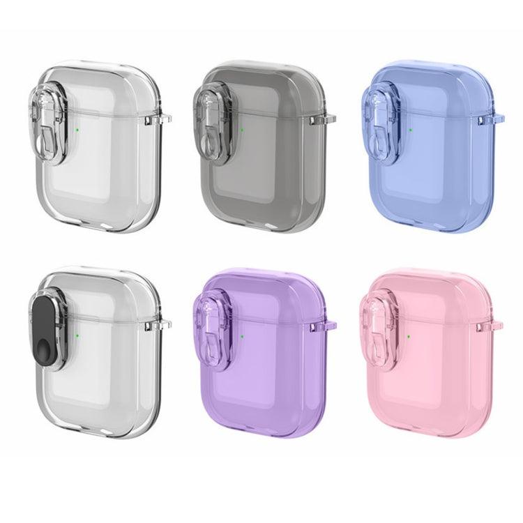 For AirPods 1 / 2 Ice Crystals Shockproof Earphone Protective Case(Grey) - For AirPods 1/2 by PMC Jewellery | Online Shopping South Africa | PMC Jewellery | Buy Now Pay Later Mobicred