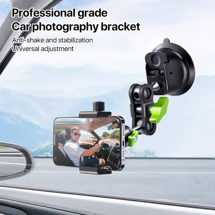 Single Suction Cup Pea Clamp Arm Holder 33cm with Knob Phone Clamp - Car Holders by PMC Jewellery | Online Shopping South Africa | PMC Jewellery | Buy Now Pay Later Mobicred