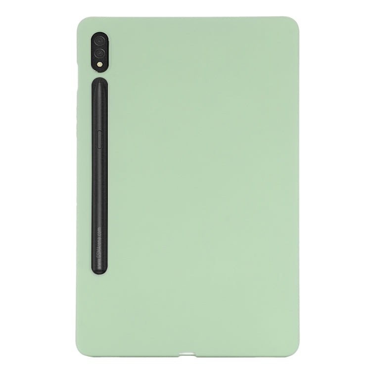 For Samsung Galaxy Tab S9 Pure Color Liquid Silicone Shockproof Tablet Case(Green) - Galaxy Tab S9 Cases by PMC Jewellery | Online Shopping South Africa | PMC Jewellery | Buy Now Pay Later Mobicred