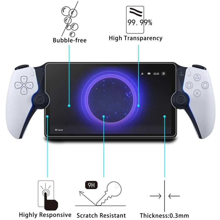 For Sony PS5 PlayStation Portal Remote 9H 0.3mm Explosion-proof Tempered Glass Film - Others by PMC Jewellery | Online Shopping South Africa | PMC Jewellery