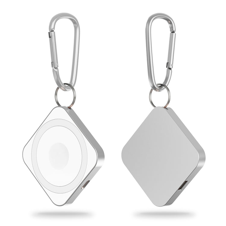 For iPhone / AirPods / iWatch Series 3 in 1 Portable Wireless Charger(Silver) - Wireless Charger by PMC Jewellery | Online Shopping South Africa | PMC Jewellery | Buy Now Pay Later Mobicred