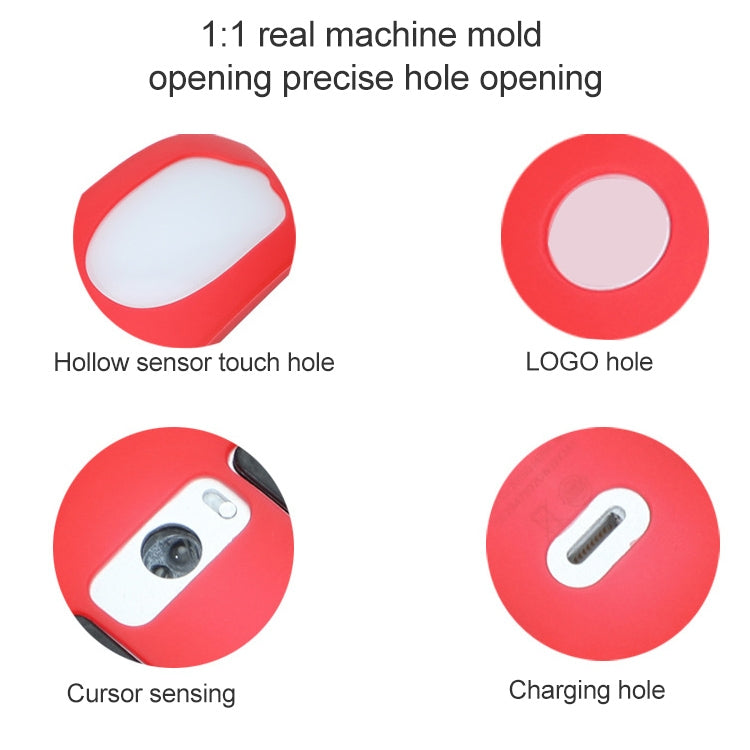 For Apple Magic Mouse 1 / 2 Mouse Silicone Protective Case(Red) - Protective Bags by PMC Jewellery | Online Shopping South Africa | PMC Jewellery | Buy Now Pay Later Mobicred