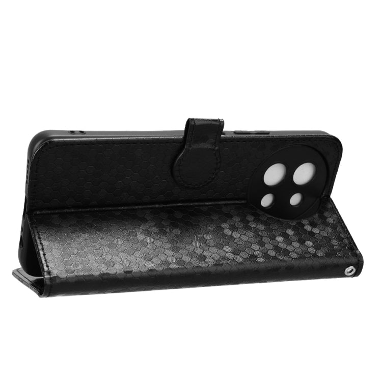 For vivo Y38 5G / Y200i Honeycomb Dot Texture Leather Phone Case(Black) - vivo Cases by PMC Jewellery | Online Shopping South Africa | PMC Jewellery | Buy Now Pay Later Mobicred