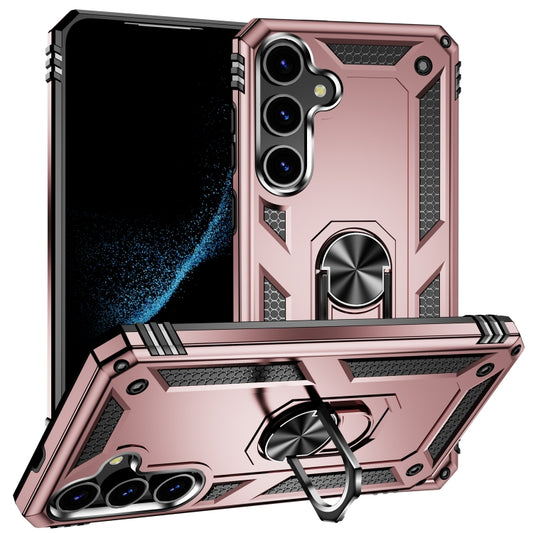 For Samsung Galaxy S24 5G Shockproof TPU + PC Phone Case(Rose Gold) - Galaxy S24 5G Cases by PMC Jewellery | Online Shopping South Africa | PMC Jewellery