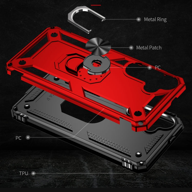 For Samsung Galaxy S24+ 5G Shockproof TPU + PC Phone Case(Red) - Galaxy S24+ 5G Cases by PMC TechLife | Online Shopping South Africa | PMC TechLife
