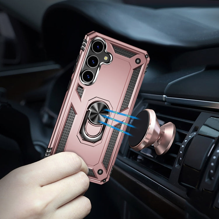 For Samsung Galaxy S24+ 5G Shockproof TPU + PC Phone Case(Rose Gold) - Galaxy S24+ 5G Cases by PMC TechLife | Online Shopping South Africa | PMC TechLife