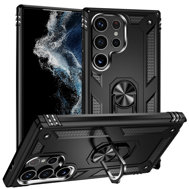 For Samsung Galaxy S24 Ultra 5G Shockproof TPU + PC Phone Case(Black) - Galaxy S24 Ultra 5G Cases by PMC TechLife | Online Shopping South Africa | PMC TechLife