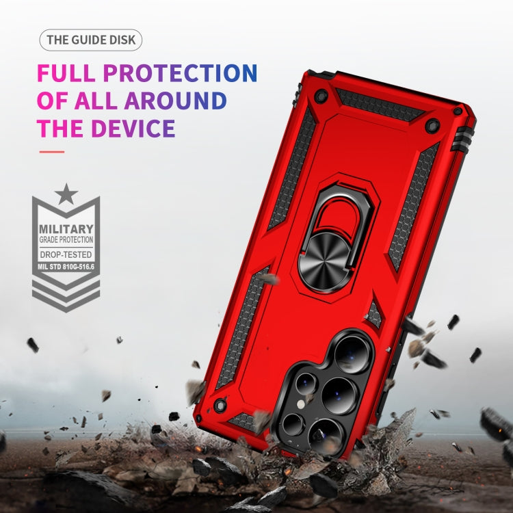 For Samsung Galaxy S25 Ultra 5G Shockproof TPU + PC Phone Case(Red) - Galaxy S25 Ultra 5G Cases by PMC Jewellery | Online Shopping South Africa | PMC Jewellery | Buy Now Pay Later Mobicred