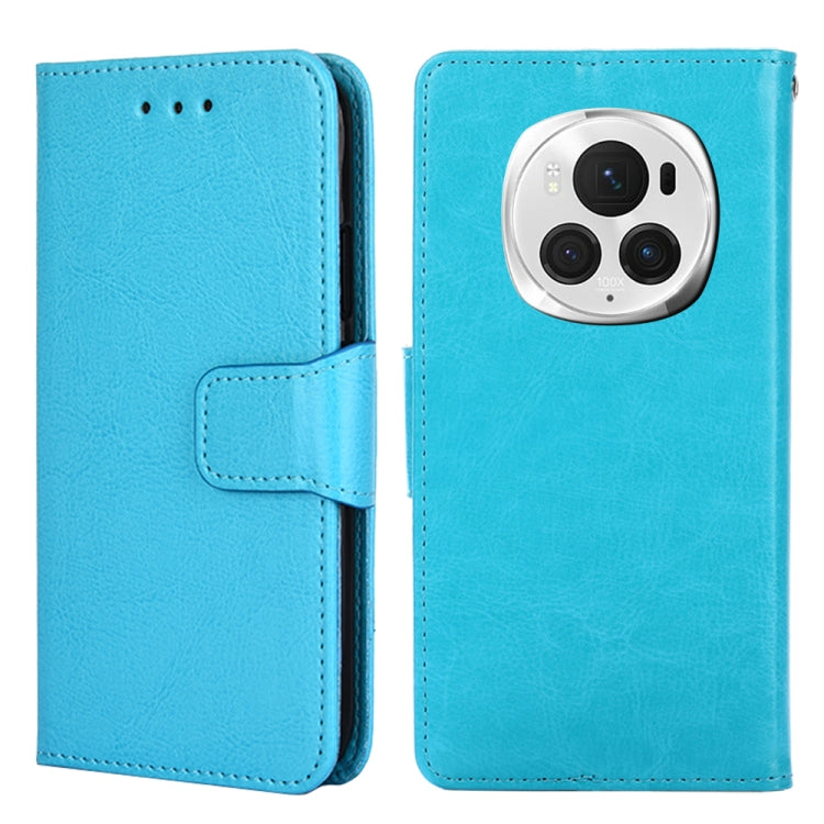 For Honor Magic6 Pro Crystal Texture Leather Phone Case(Sky Blue) - Honor Cases by PMC Jewellery | Online Shopping South Africa | PMC Jewellery | Buy Now Pay Later Mobicred