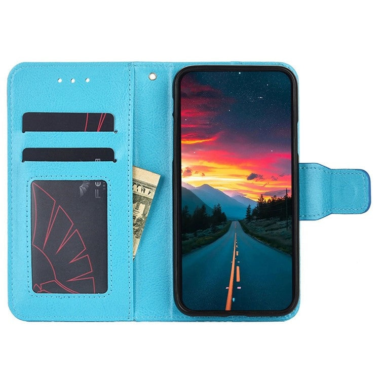 For Honor Magic6 Pro Crystal Texture Leather Phone Case(Sky Blue) - Honor Cases by PMC Jewellery | Online Shopping South Africa | PMC Jewellery | Buy Now Pay Later Mobicred