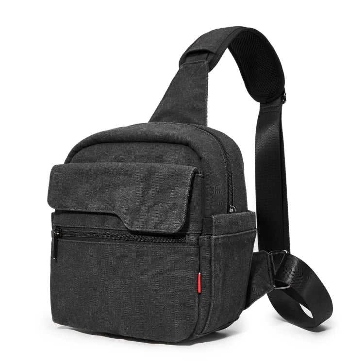 Cwatcun D93 Camera Bag Canvas Shoulder Bag, Size:19.5 x 13.5 x 25cm Black - free shipping - PMC TechLife - Order now!