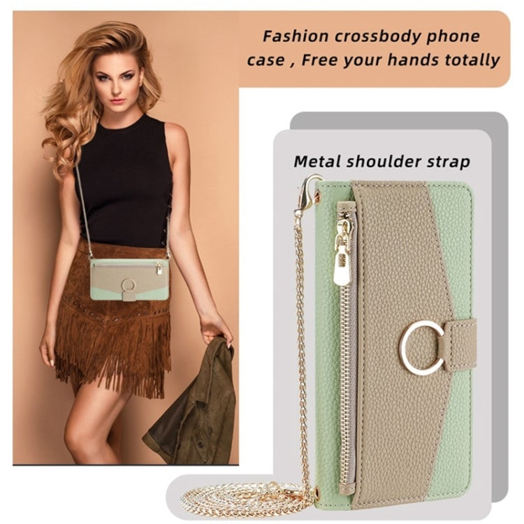 For Honor Magic5 Crossbody Litchi Texture Leather Phone Case(Green) - Honor Cases by PMC TechLife | Online Shopping South Africa | PMC TechLife | Buy Now Pay Later Mobicred