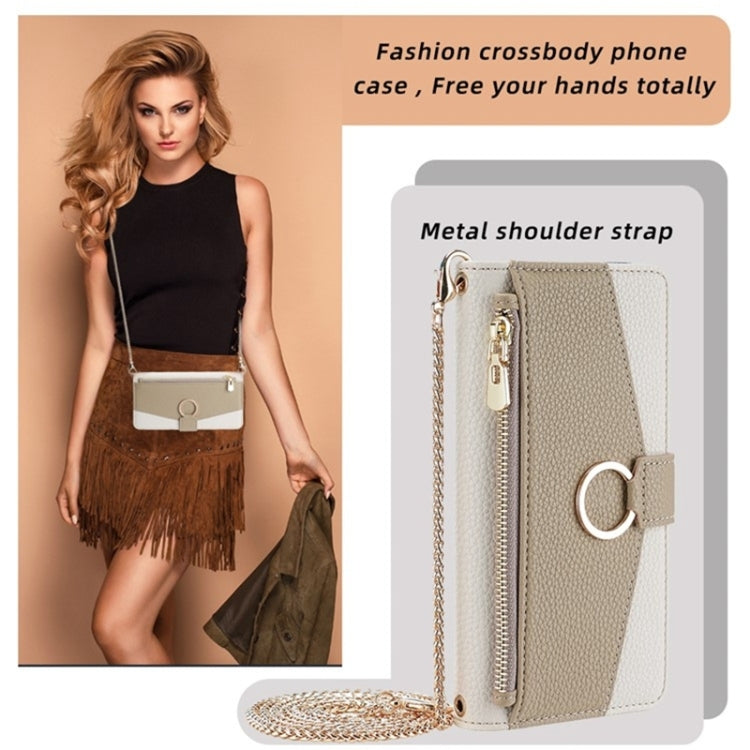 For Honor Magic5 Pro Crossbody Litchi Texture Leather Phone Case(White) - Honor Cases by PMC TechLife | Online Shopping South Africa | PMC TechLife | Buy Now Pay Later Mobicred