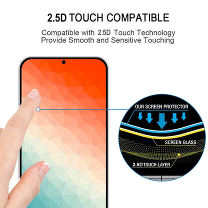 For Samsung Galaxy S24 5G Full Glue Screen Tempered Glass Film, Support Fingerprint Unlocking - Galaxy S24 5G Tempered Glass by PMC Jewellery | Online Shopping South Africa | PMC Jewellery | Buy Now Pay Later Mobicred