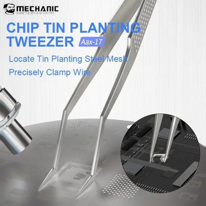 Mechanic Aax-17 Non-Magnetic Stainless Steel Tweezer - Tweezers by MECHANIC | Online Shopping South Africa | PMC Jewellery | Buy Now Pay Later Mobicred