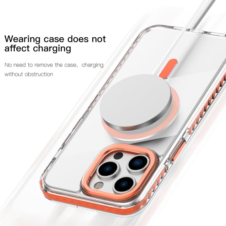 For iPhone 15 Pro Mutural Cushion Series MagSafe Magnetic Phone Case(Black) - iPhone 15 Pro Cases by Mutural | Online Shopping South Africa | PMC Jewellery