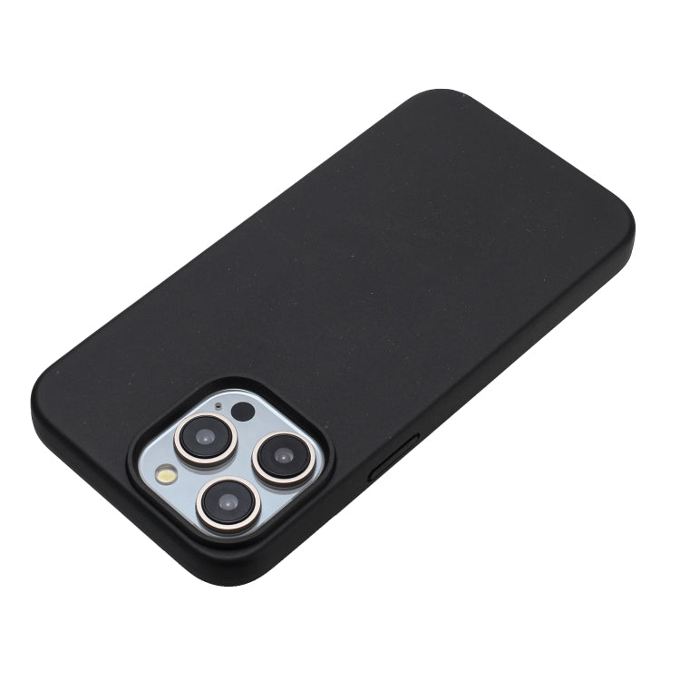 For iPhone 11 Pro Max Wheat MagSafe Magnetic Straw Material + TPU Phone Case(Black) - iPhone 11 Pro Max Cases by PMC TechLife | Online Shopping South Africa | PMC TechLife