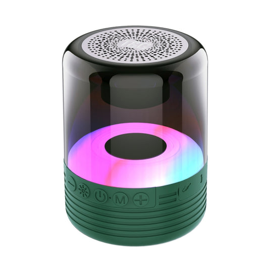 T&G TG369 Portable mini LED Wireless Bluetooth Speaker(Green) - Mini Speaker by T&G | Online Shopping South Africa | PMC Jewellery | Buy Now Pay Later Mobicred