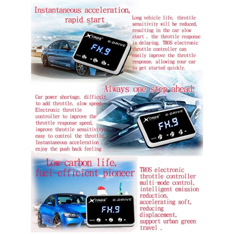 For Proton X70 TROS TS-6Drive Potent Booster Electronic Throttle Controller - Car Modification by TROS | Online Shopping South Africa | PMC Jewellery | Buy Now Pay Later Mobicred