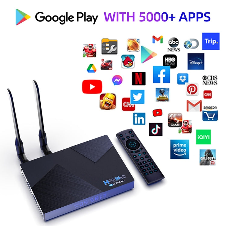 H96 Max V58 Android 12.0 Smart TV Box, 4GB+32GB, Quad-core Cortex-A76 and Quad-core Cortex-A55(AU Plug) - Others by PMC Jewellery | Online Shopping South Africa | PMC Jewellery | Buy Now Pay Later Mobicred