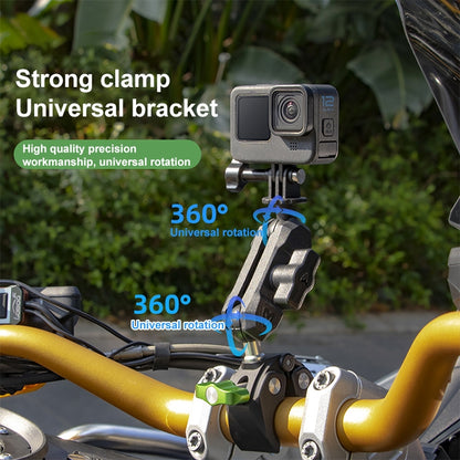 RUIGPRO Crab Clamp Action Camera Bracket 3-claw Ball Head Mount with Rod - Holder by RUIGPRO | Online Shopping South Africa | PMC Jewellery | Buy Now Pay Later Mobicred