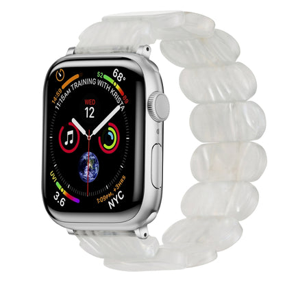 For Apple Watch SE 40mm Stretch Rope Resin Watch Band(Fluorescent Color) - Watch Bands by PMC Jewellery | Online Shopping South Africa | PMC Jewellery